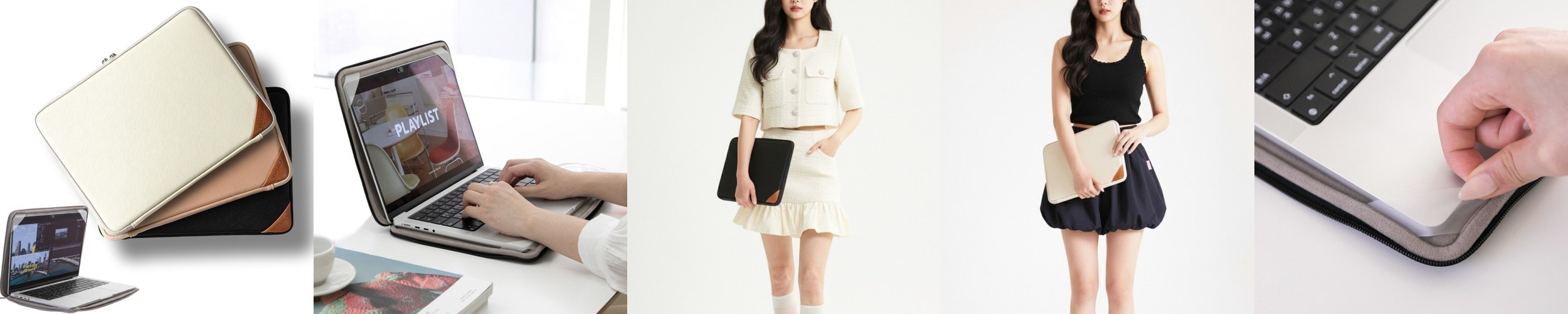 애니클리어 맥북 랩탑 삼성올웨이즈 휴대용 가죽 노트북 파우치 이너케이스 마우스패드 겸용 가죽파우치