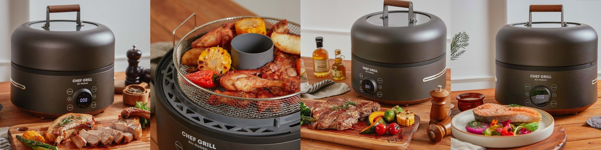 플랜잇 대용량 25L 올스텐 오븐 에어프라이어 더큐브 PAF-N2500W