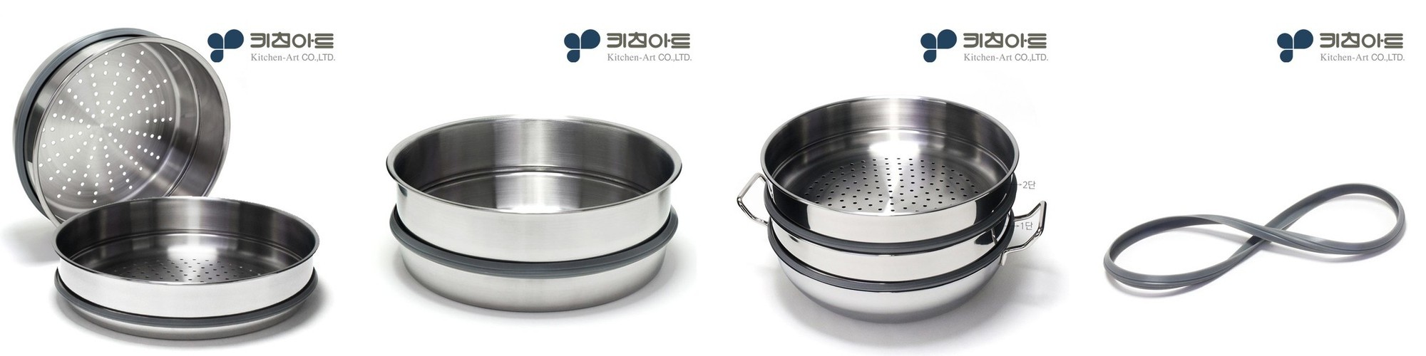 리틀그립 다용도 이유식 멀티 실리콘 냄비 찜기 800ml
