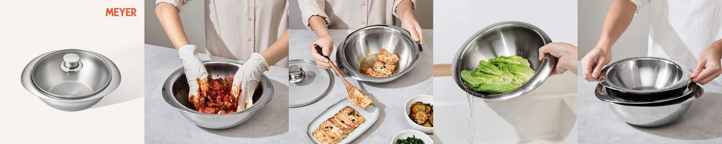 키친아트 스텐304 인덕션 전골냄비 통3중 프리미엄 찌개냄비 26cm