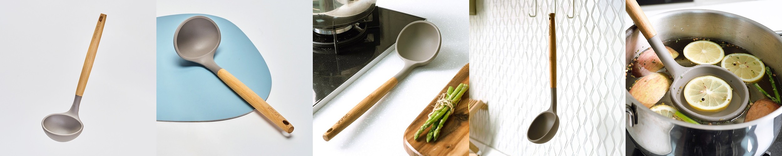 칠몽 국내산 조리도구 금수강산 옻칠 요리국자 32 (1pcs)
