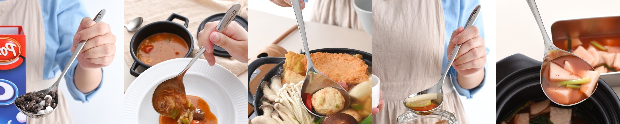 칠몽 국내산 조리도구 금수강산 옻칠 요리국자 32 (1pcs)