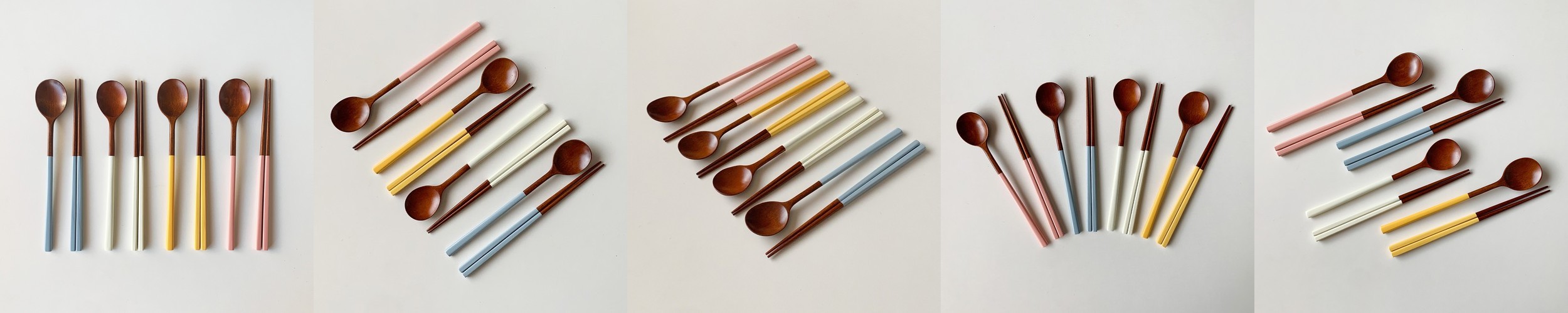[세트할인+무료배송] 칠몽 오단 옻칠 나무 수저세트 24cm 3인용 국내산