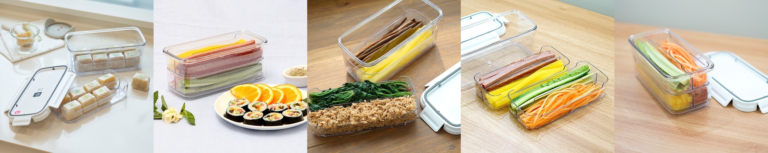 스카이락 점보 1호 1700ml 김밥 김 보관용기