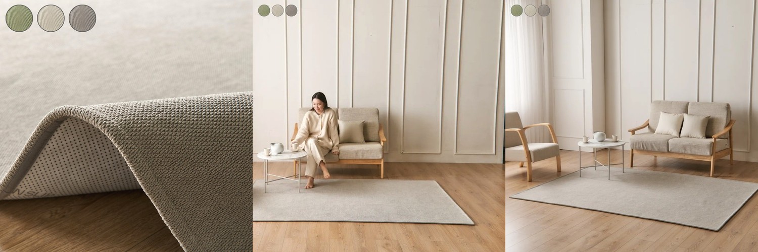 인룸 쿨 브리즈 시어서커 여름러그 200x300cm