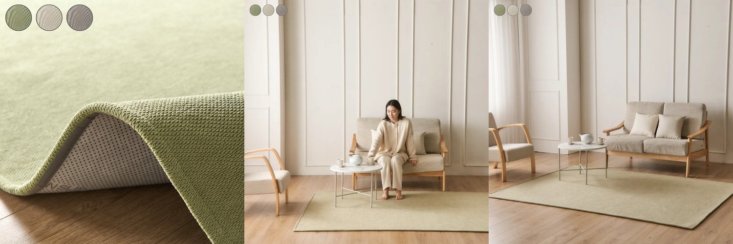 인룸 쿨 브리즈 시어서커 여름러그 200x300cm