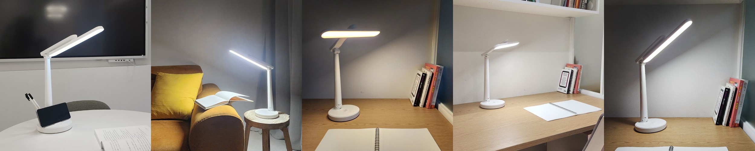 플랜룩스 LED 책상스탠드 조명 학습용 모티엘리 탁상 LED스탠드 시력보호 공부 독서등