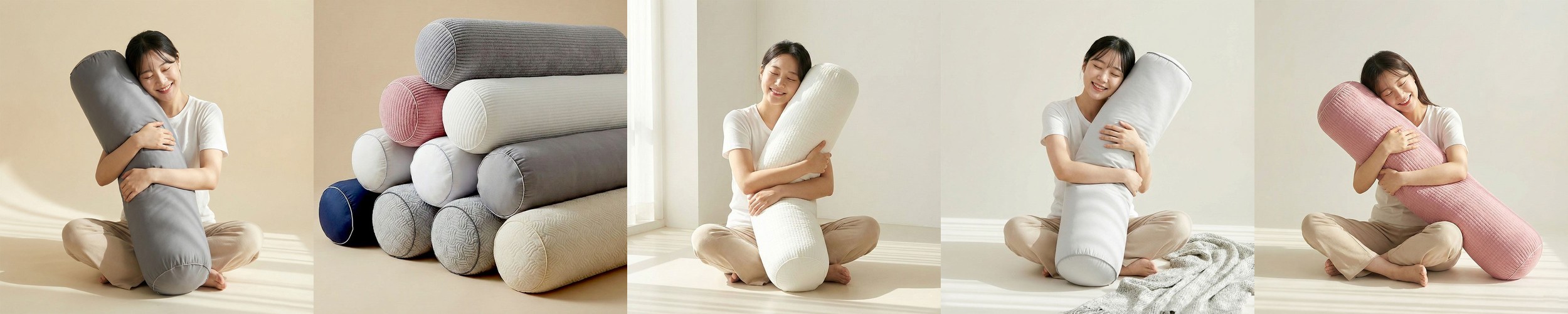 캥거루루 통풍 바디필로우 신생아 뒤집기방지쿠션 통메쉬 냉감 텐셀모달