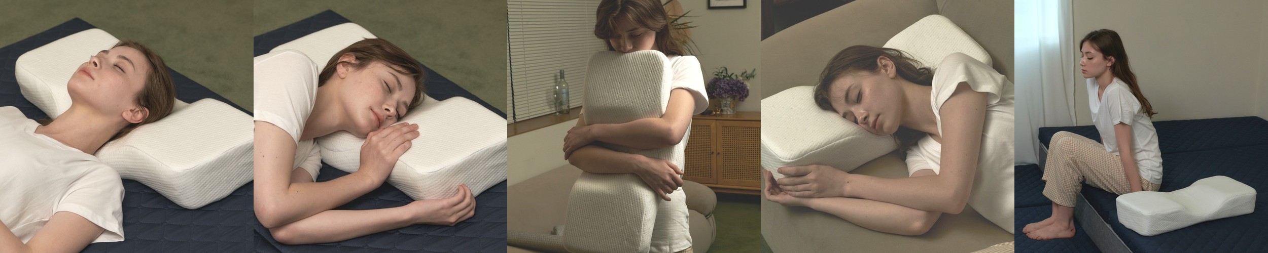 퓨어셀 경추베개 메모리폼 목디스크 거북목 숙면 일자목 시그니처 텐셀 베개