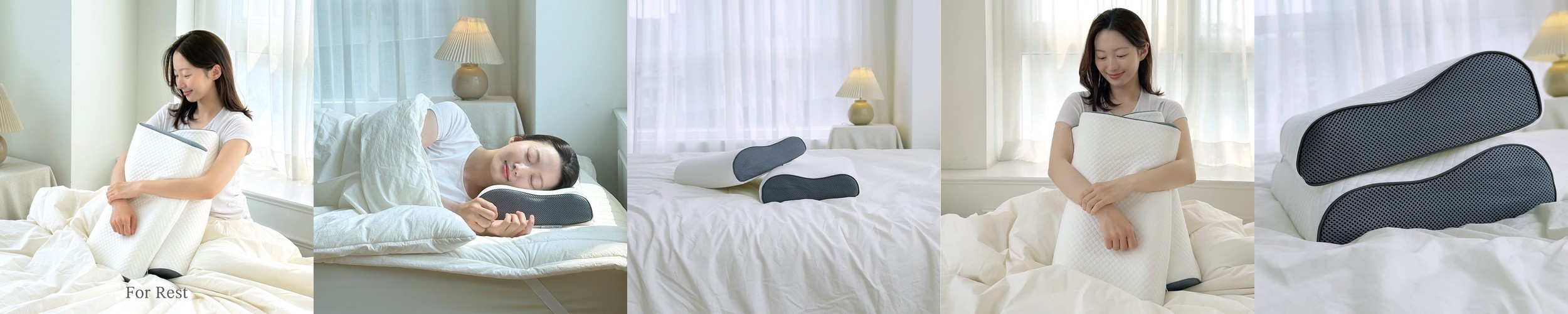 띵덕 일자목 경추베개 거북목 낮은 목베개 숙면 수면 편한 배게