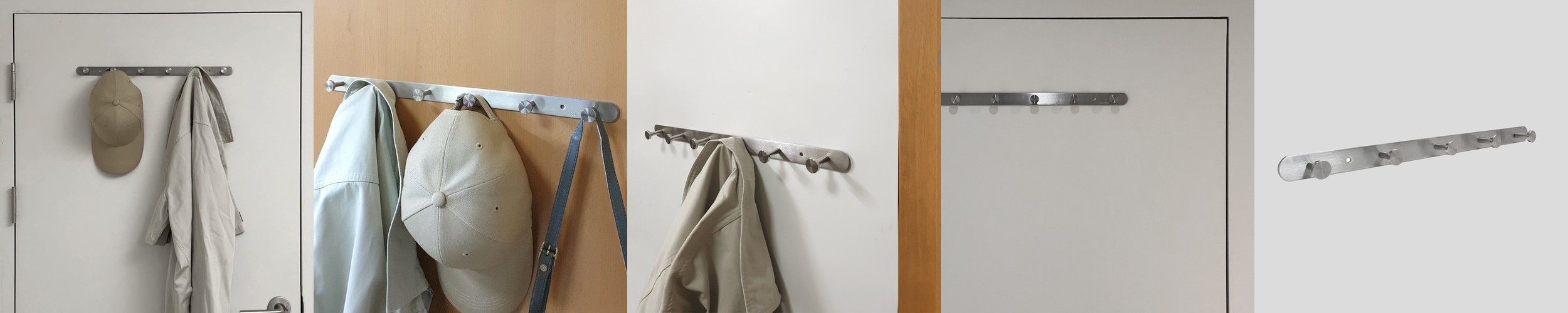 10구 모자걸이 후크 행거 보관 모자 거치대 모자정리 집게 양말 봉 거치대 홀더 수납