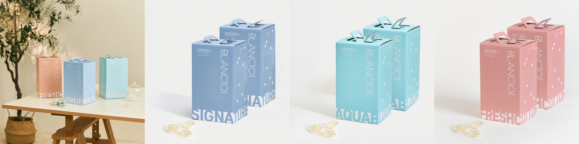 블랑101 향기부스터 중성 캡슐세제 30개입 시그니처 총 2BOX