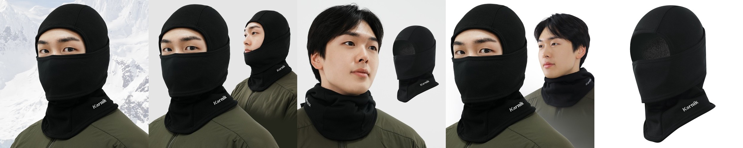 카르닉 융기모 바라클라바 겨울 넥워머 자전거 스키 등산 라이딩 목토시 방한