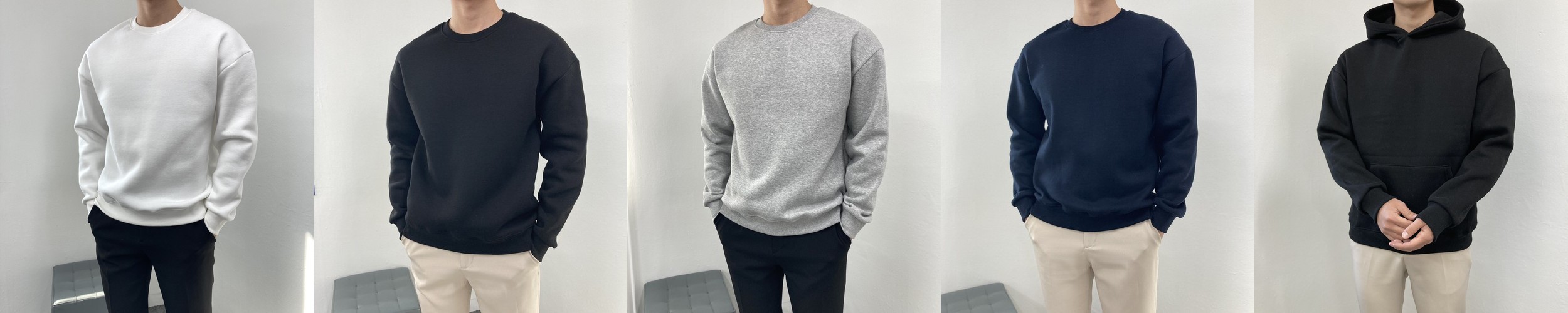 옆트임 기모후드티 명품티셔츠