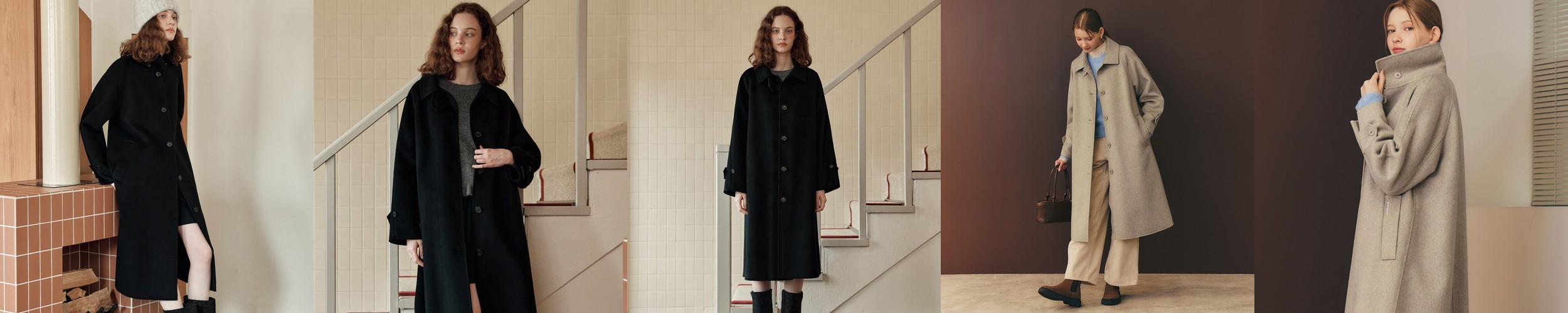 [제로스트릿][2컬러] 핸드메이드 메이플 울 롱 코트 HAND MADE MAPLE WOOL LONG COAT