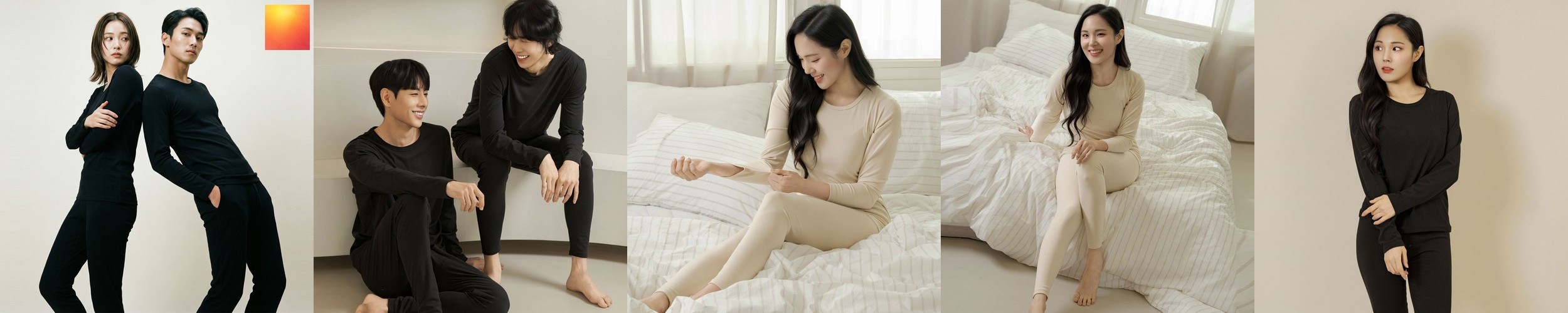 트라이 남자내복 발열내의 기모 겨울 보온 남성 내의세트 쌍방울 히트텍