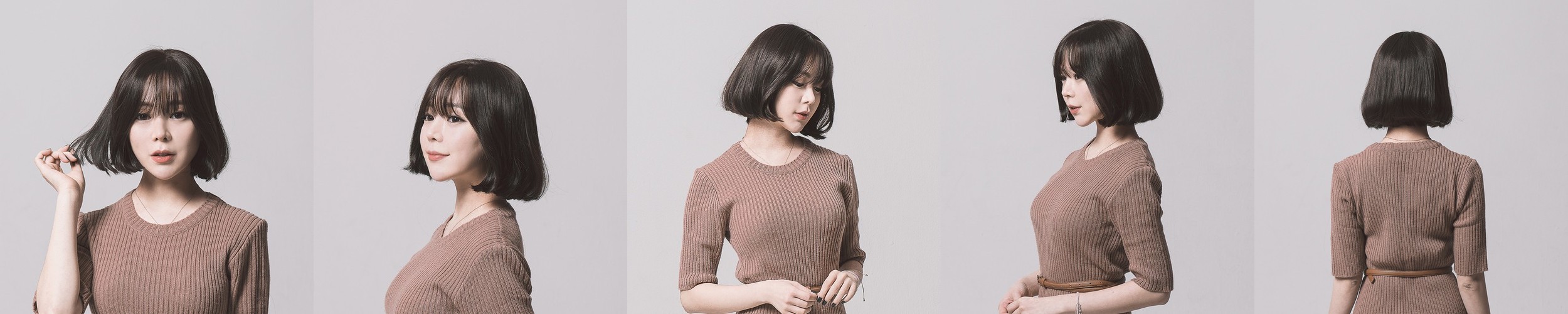 단발가발 시스루뱅 원랭스 보브 (전체가발,통가발)