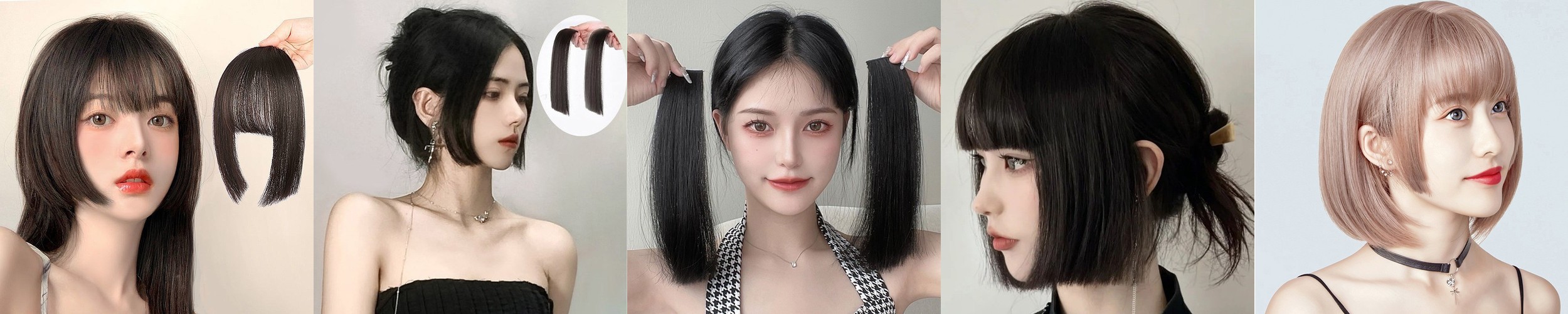 똥머리가발 묶음 셀프 올림 만두머리 승무원 가채