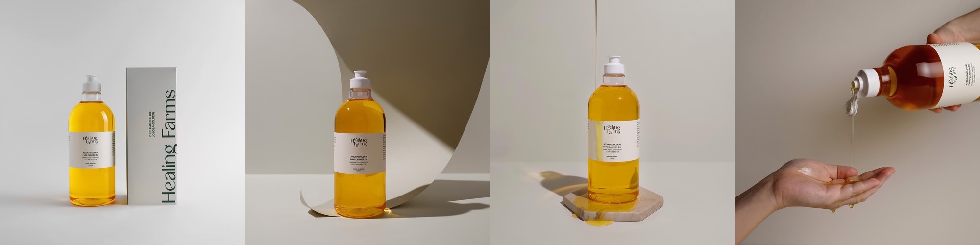 에센허브 비건 호호바 100 오일 비정제 냉압착 60ml
