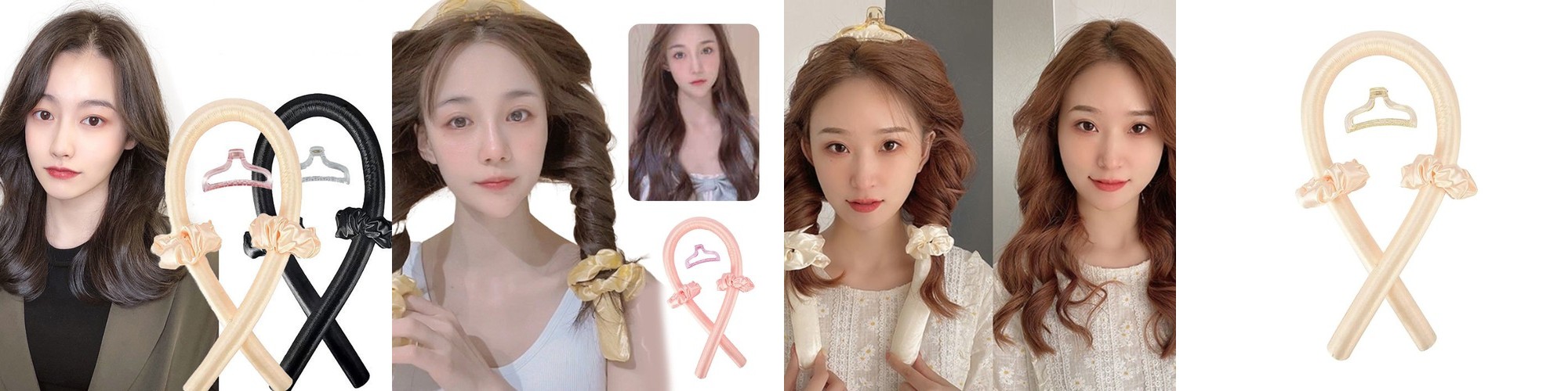 튜브컬 미니 틱톡헤어롤 여자 뿌리볼륨펌 집게 구루푸 셀프파마