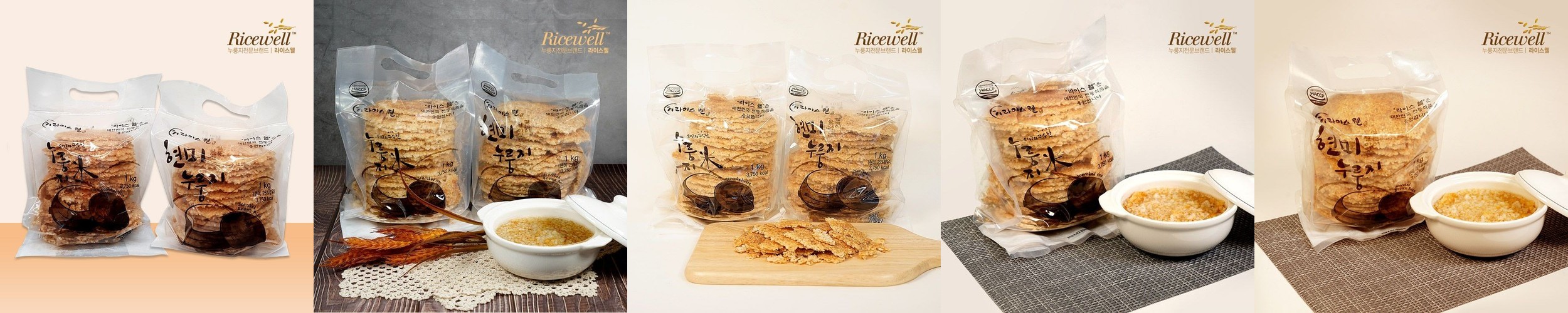 라이스웰 찹쌀누룽지 850g, 4개입, 1개