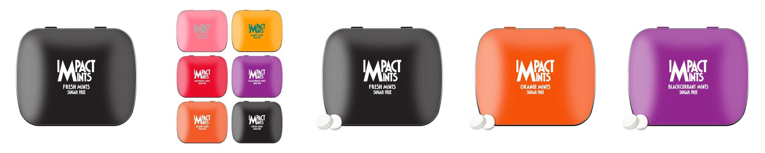 임팩트 민트 캔디 독일 무설탕 금연 사탕 목캔디 프레쉬, 14g, 1개