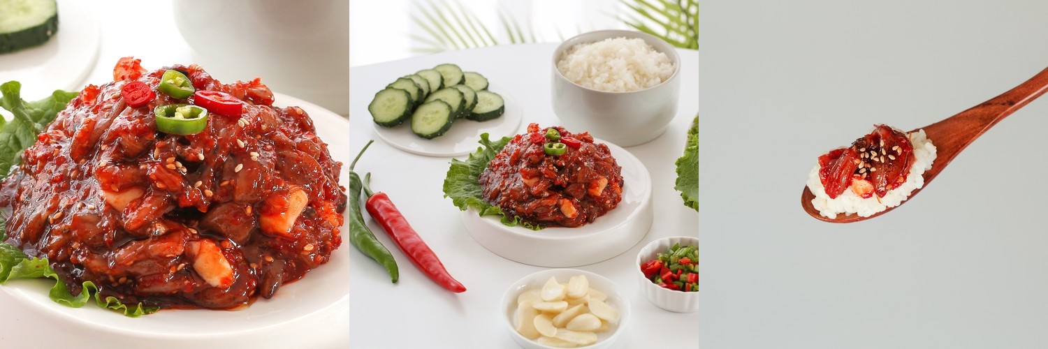 씨앗젓갈 500g 천하젓갈 저염 비벼먹는 오징어 낙지 청어알 견과류 혼합 속초중앙시장 젓갈