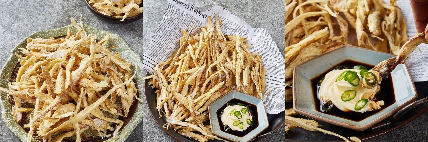 파파 맛있는 구운 명태포 250g 주전부리간식 맥주안주