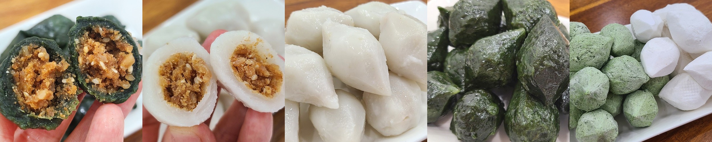 굳지않는 떡 간식 무설탕 깨송편 1kg