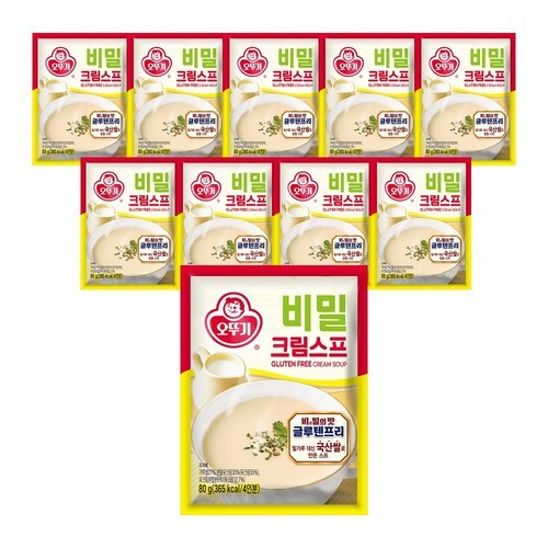 오뚜기 비밀스프 양송이, 80g, 10개