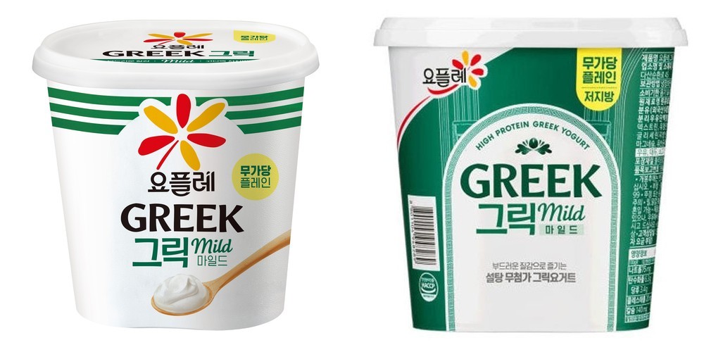 빙그레 요플레 그릭요거트 무가당 마일드 플레인, 900g, 5개