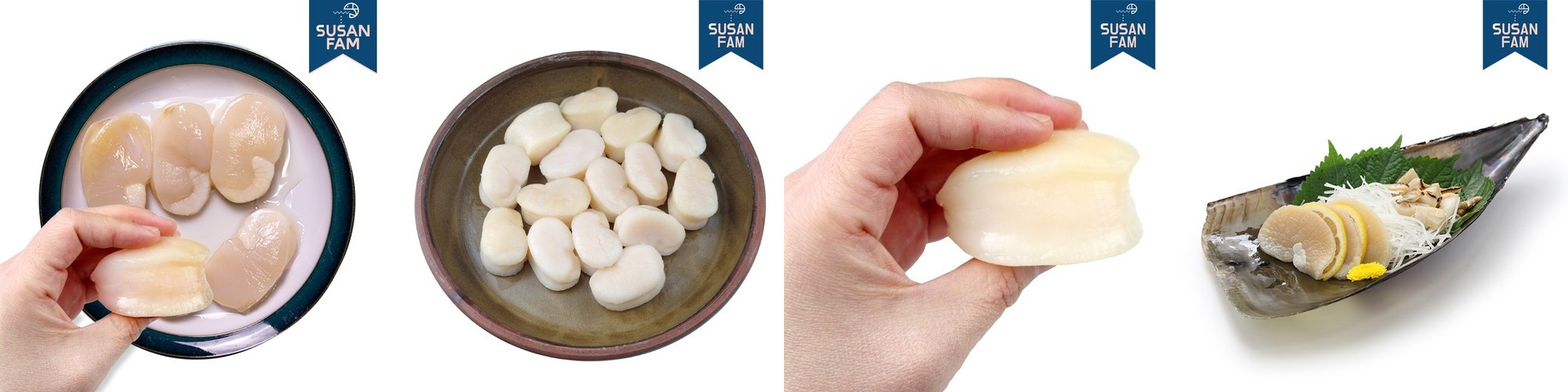 국내산 키조개관자 슬라이스 200g, 3개