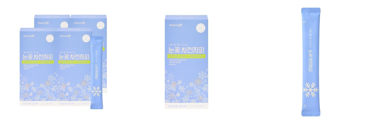 네추럴라이즈 눈꽃 차전자피 / 식이섬유 프로바이오틱스 생유산균 골드키위맛 14포, 4개