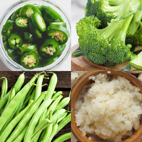 냉동 아스파라거스1kg 브로콜리 다진마늘 청양고추 그린빈 자숙콩 야채