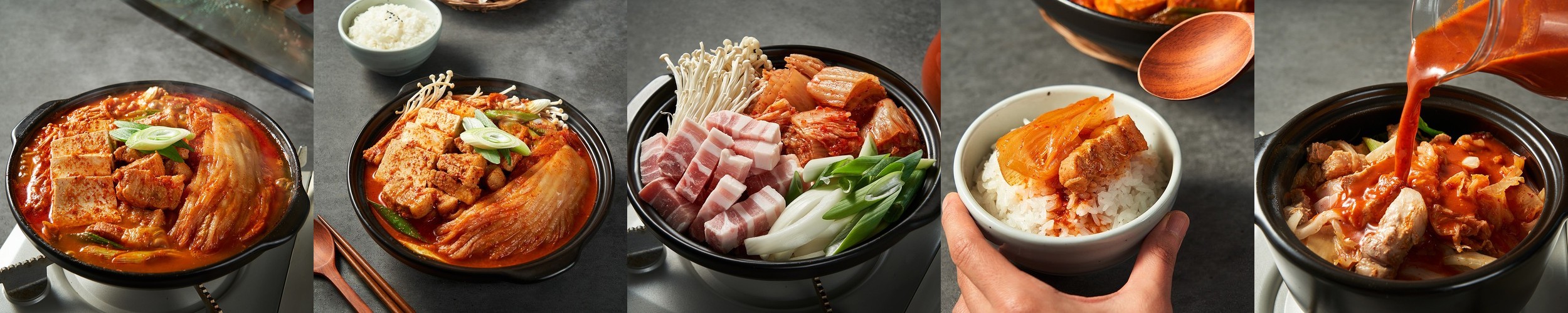 [1팩] 2인분 돼지김치찌개 밀키트 한식 집밥 캠핑 술안주 자취생 직장인 5분요리 650g, 1개