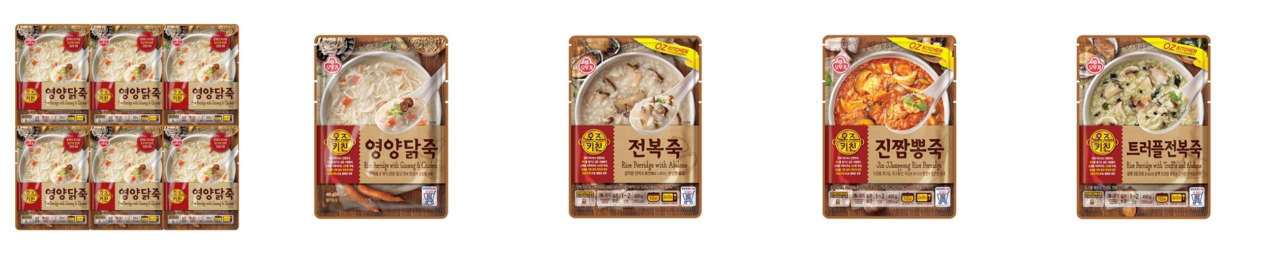 오뚜기 오즈키친 영양닭죽, 450g, 6개