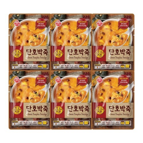 오뚜기 오즈키친 단호박죽, 450g, 1개