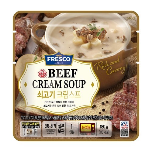 오뚜기 프레스코 콘크림스프, 180g, 1개