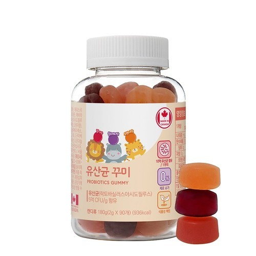 락피도 면역튼튼 비타구미 /9종 멀티비타민&미네랄 90구미, 2개