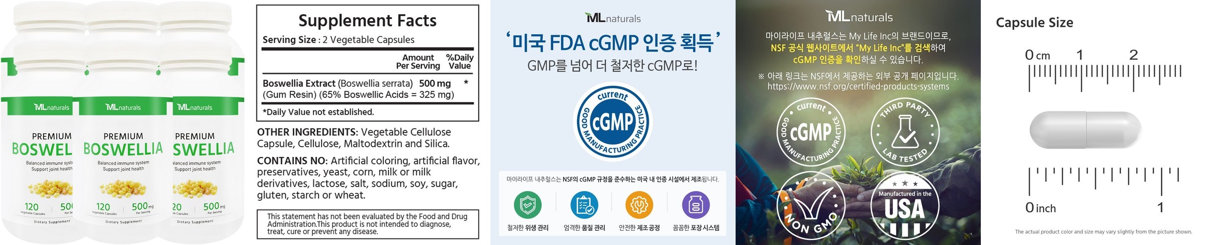선물세트 / 보스웰릭산 90% 닥터브라이언 보스웰리아 1800mg 100캡슐, 2개