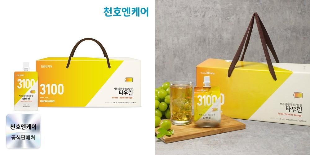 천호엔케어 아미노산 타우린 3,100mg 100ml X 30개입