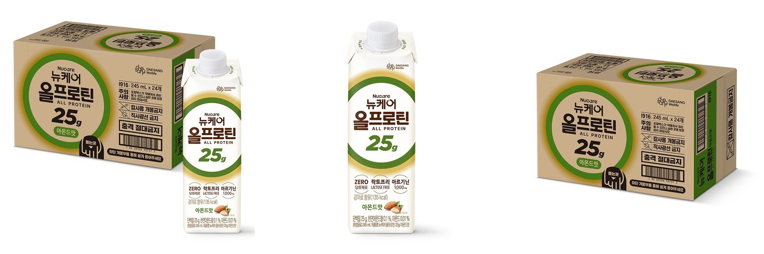 빙그레 더단백 드링크 단백질음료 바나나, 250ml, 54개
