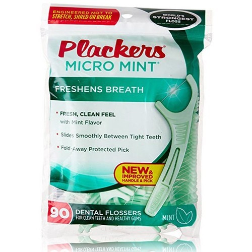 플랙커스 마이크로 민드 치실 180개입 민트향 Plackers