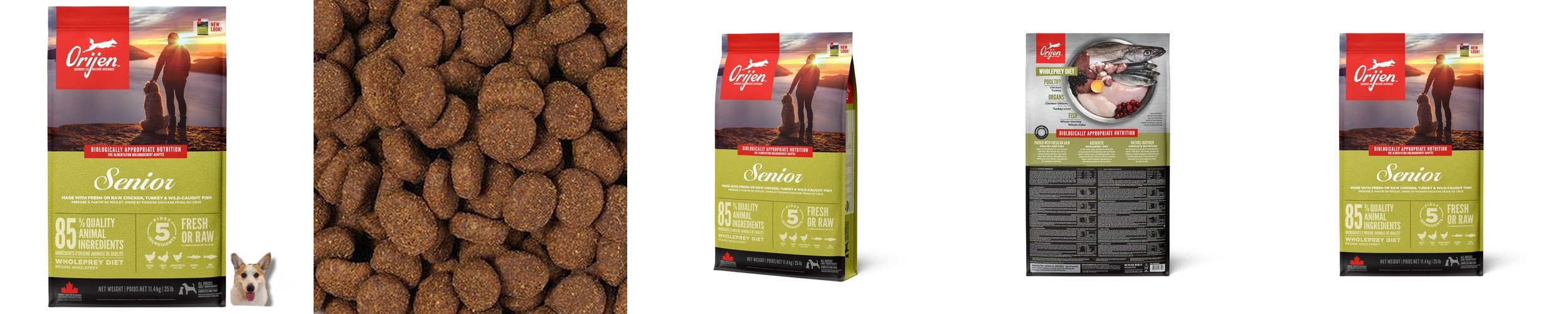 오리젠 스몰브리드 독 사료 4.5kg+간식+소분봉투