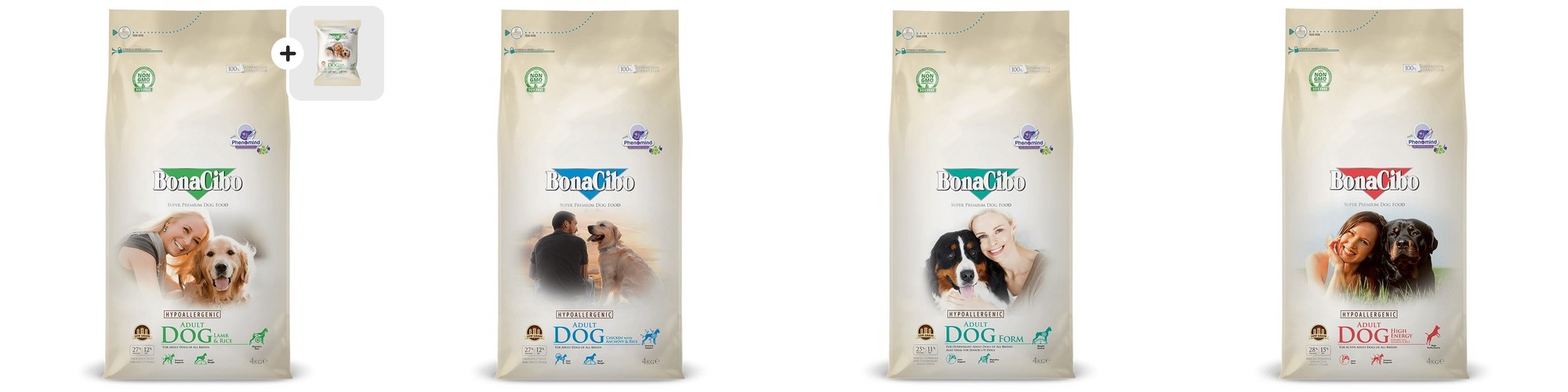 보나시보 스몰바이트 어덜트 독 1.5kg 강아지사료+샘플사료 100g