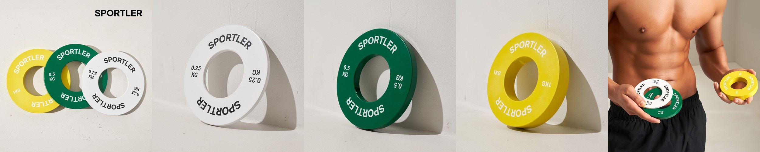PVC 바벨원판 경량 덤벨 역기 바벨 원판 2.5kg, 1개