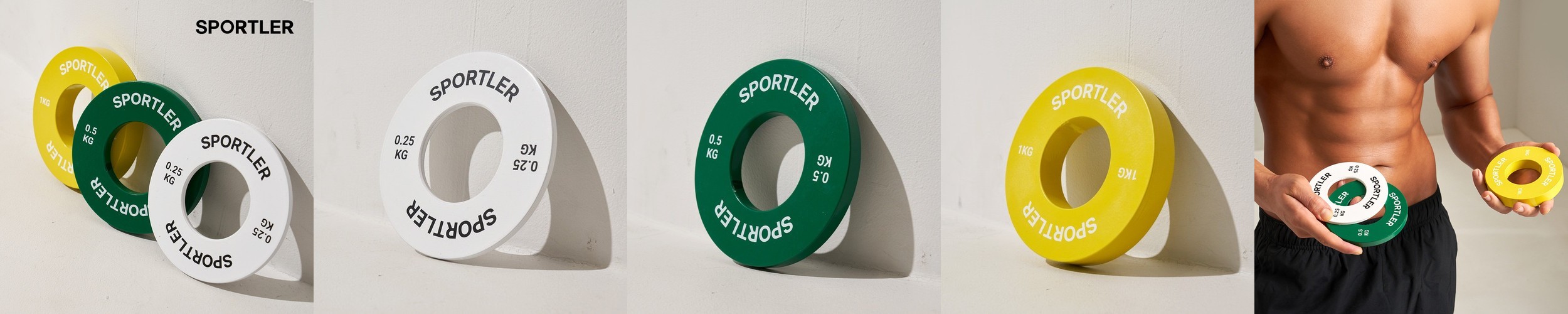 PVC 바벨원판 경량 덤벨 역기 바벨 원판 2.5kg, 1개