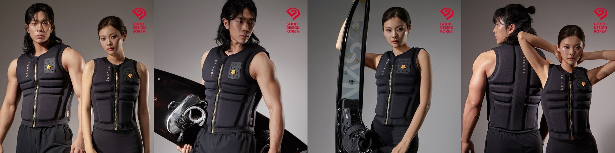 썸쓰 구명조끼 성인 남자 여자 경량 라이프자켓 슬림핏 네오프렌 BOOST 블랙, 50kg