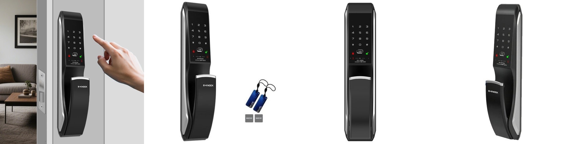 IoT 패키지 AS 2년 게이트맨 도어락 프리미엄 지문인식 푸시풀 설치포함 GM-900S