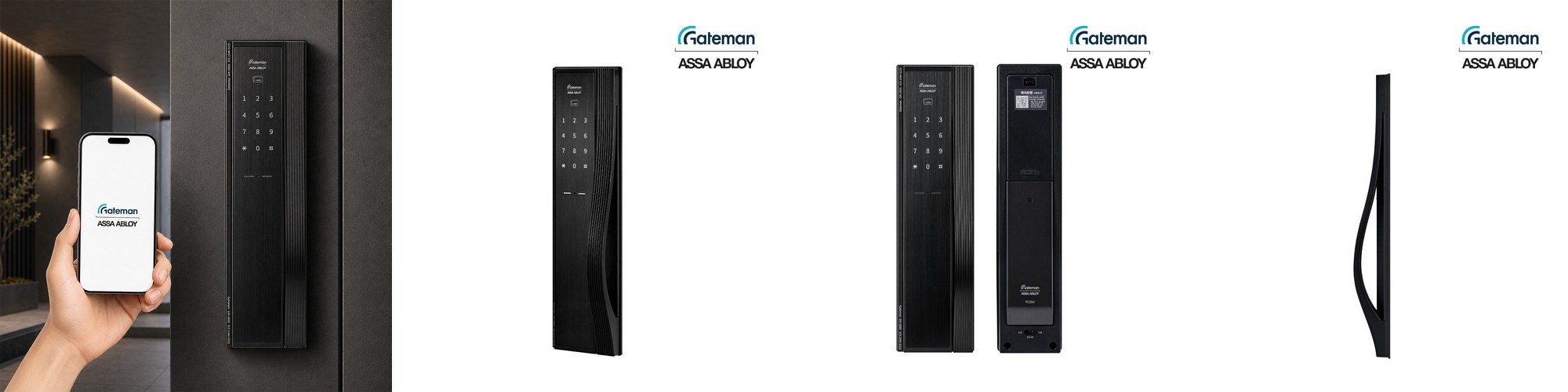 IoT 패키지 AS 2년 게이트맨 도어락 프리미엄 지문인식 푸시풀 설치포함 GM-900S